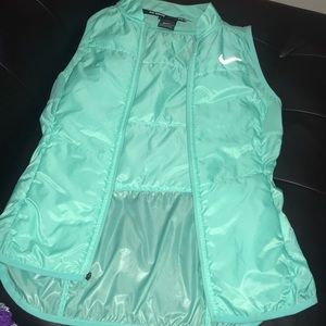 Mint green Nike vest